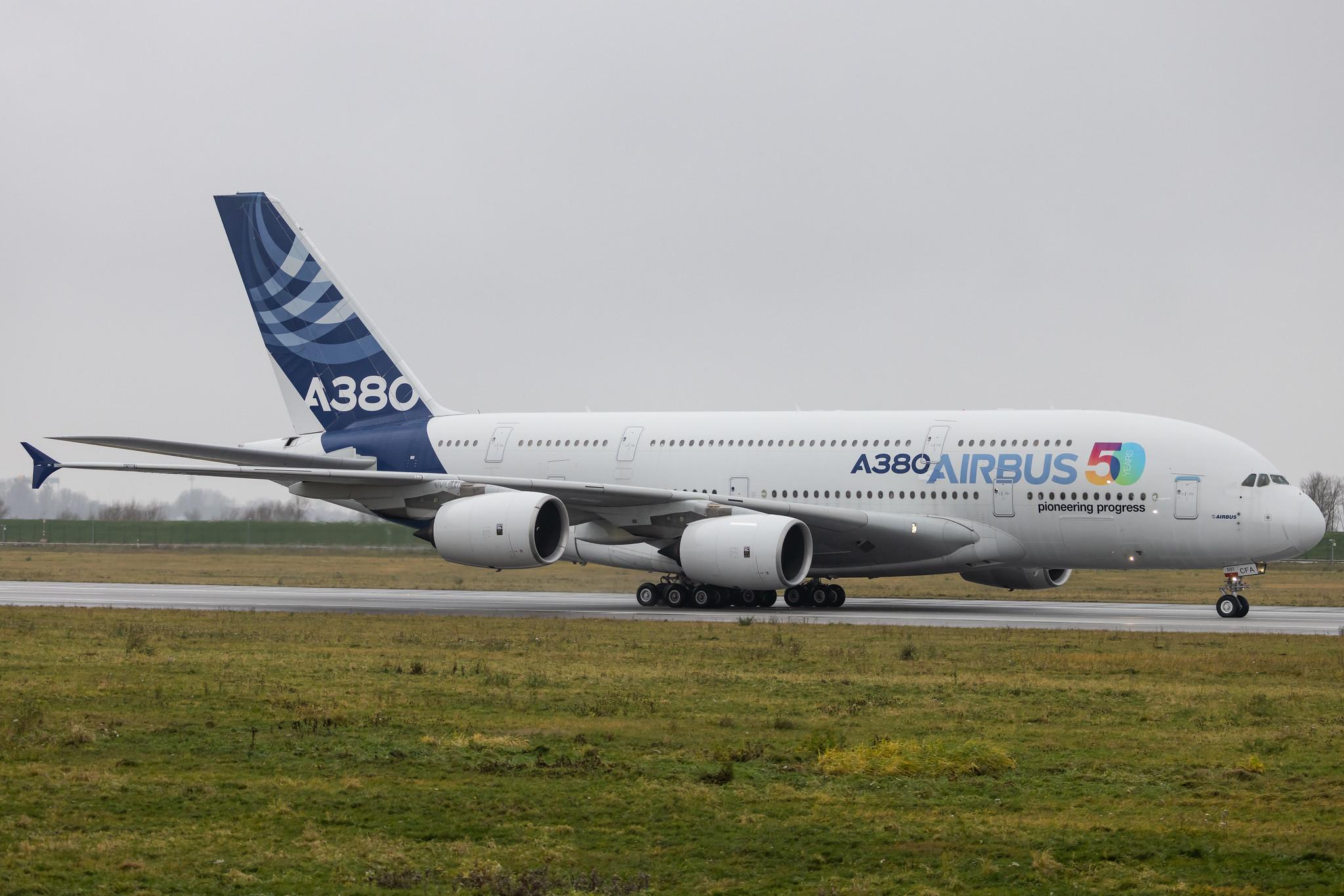 Hamburg Finkenwerder: Airbus (/ AIB) |  Airbus A380-841 A388 | F-WWOW | MSN 001