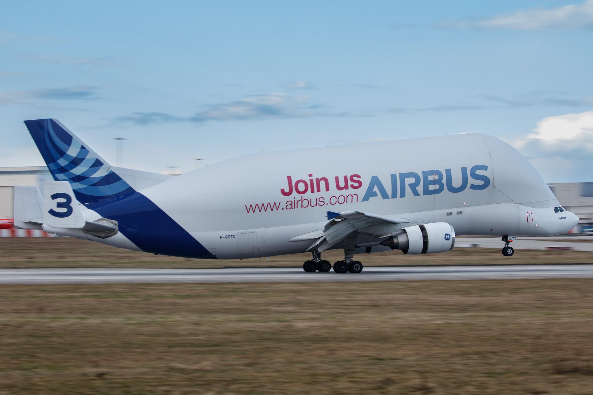 Hamburg Finkenwerder: Airbus Transport International (4Y / BGA) |  Airbus A300-608ST Beluga A3ST | F-GSTC | MSN 765