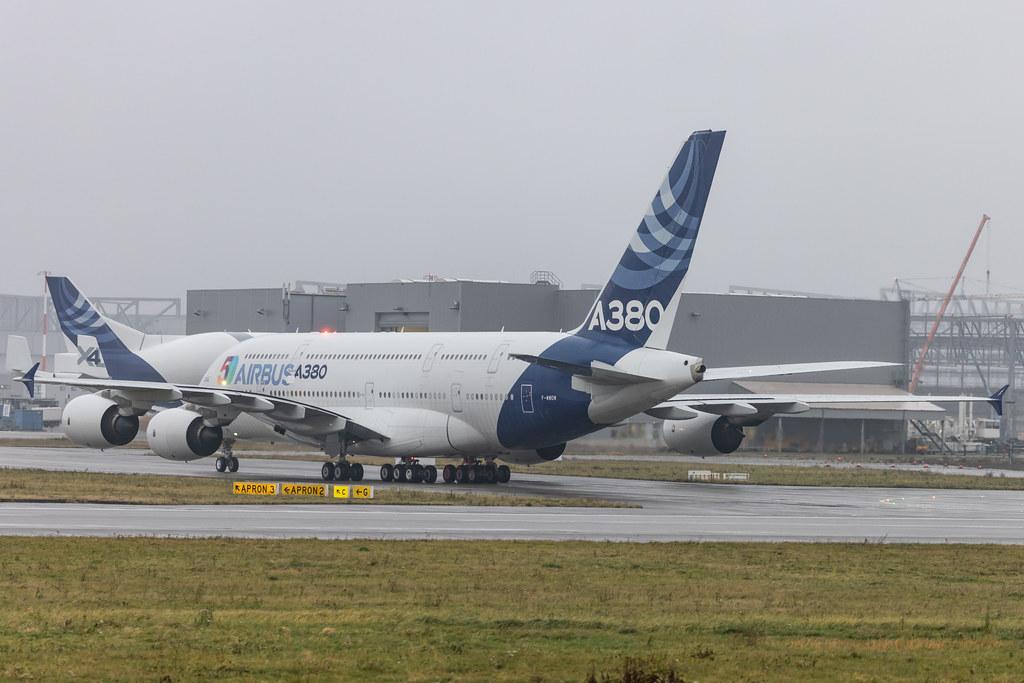 Hamburg Finkenwerder: Airbus (/ AIB) |  Airbus A380-841 A388 | F-WWOW | MSN 001