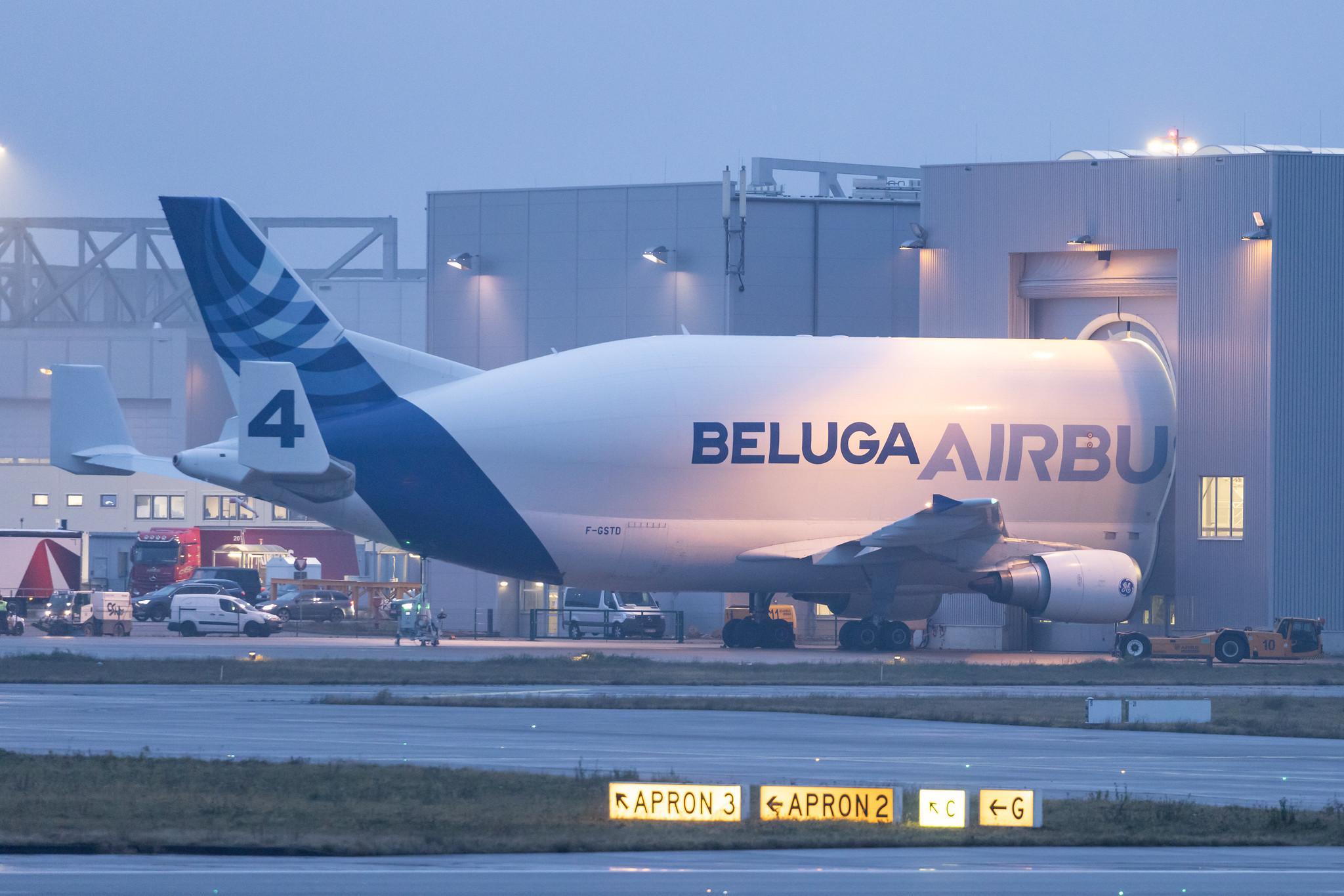 Hamburg Finkenwerder: Airbus Transport International (4Y / BGA) |  Airbus A300-608ST Beluga A3ST | F-GSTD | MSN 776