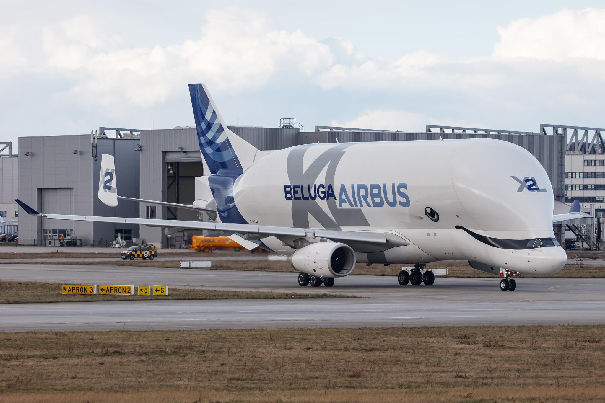 Hamburg Finkenwerder: Airbus Transport International (4Y / BGA) |  Airbus A330-743L Beluga XL A337 | F-GXLH | MSN 1853