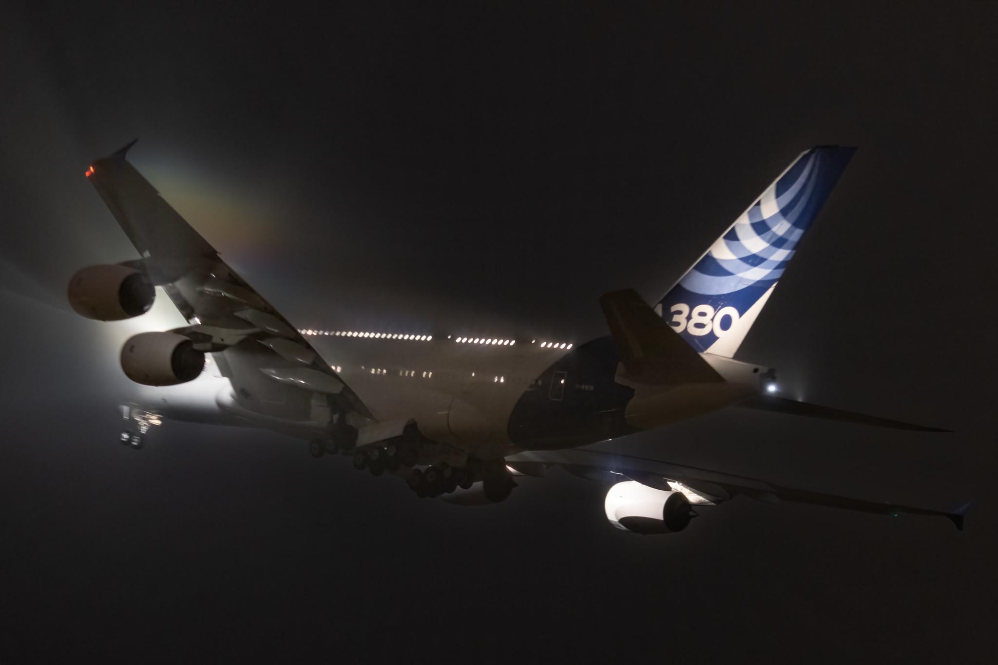 Hamburg Finkenwerder: Airbus (/ AIB) |  Airbus A380-841 A388 | F-WWOW | MSN 001