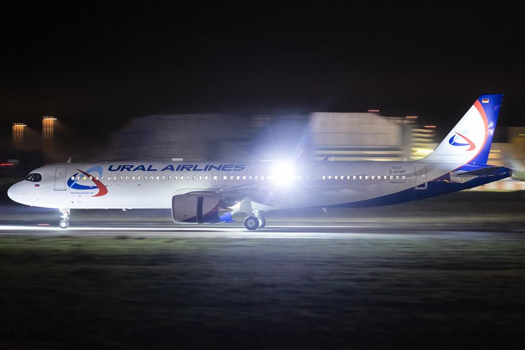 Hamburg Finkenwerder: Ural Airlines (U6 / SVR) | Airbus A321-251NX A21N | D-AVWT (VO-BFO) | MSN 10667