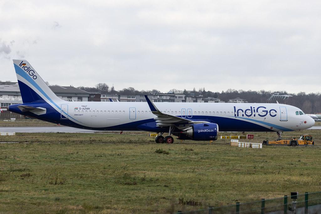 Hamburg Finkenwerder: IndiGo (6E / IGO) | Airbus A321-251NX A21N | D-AZWK (VT-IMG) | MSN 10647