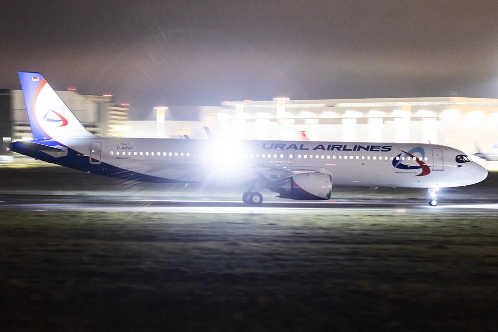 Hamburg Finkenwerder: Ural Airlines (U6 / SVR) | Airbus A321-251NX A21N | D-AVWT (VO-BFO) | MSN 10667