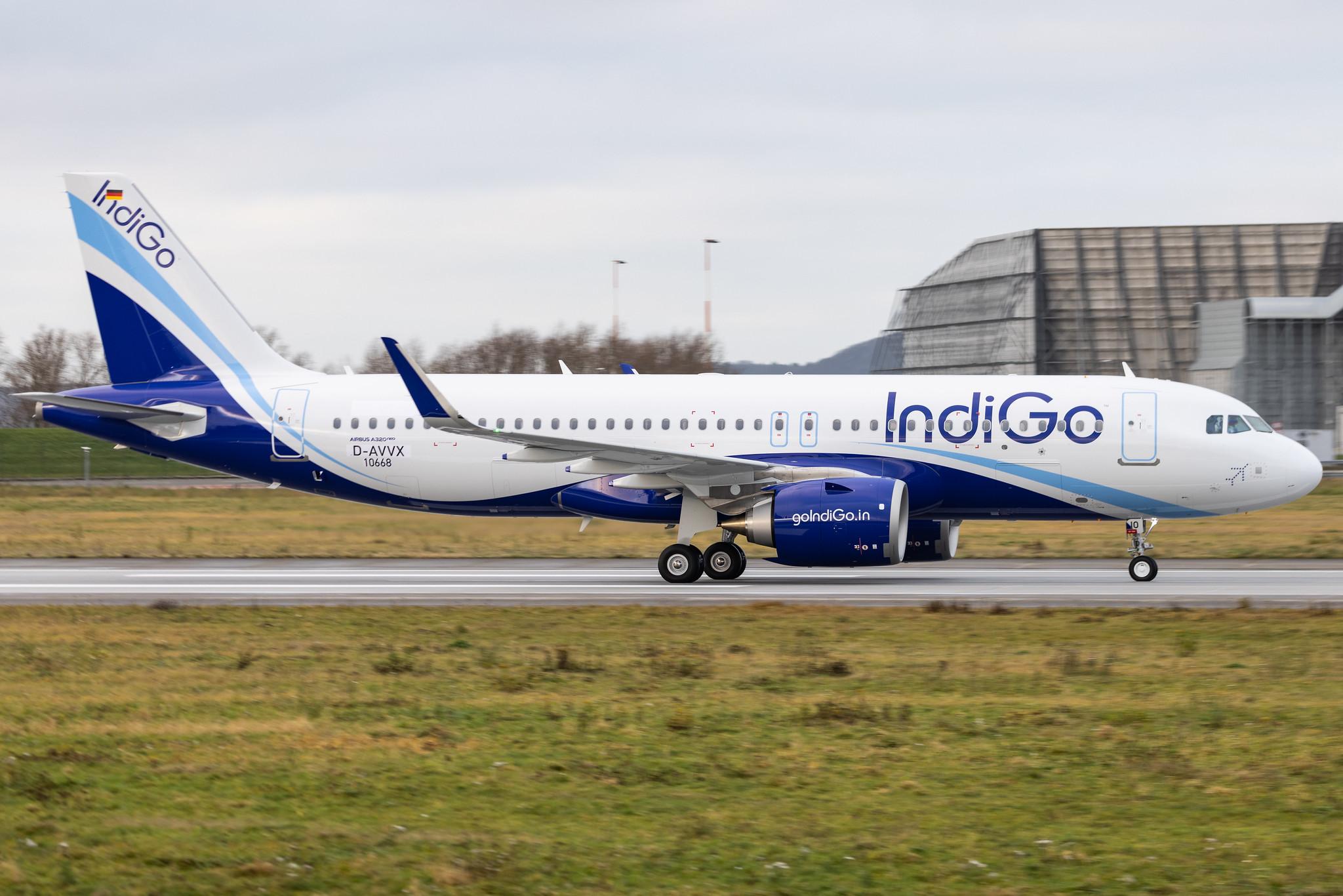 Hamburg Finkenwerder: IndiGo (6E / IGO) |  Airbus A320-251N A20N | D-AVVX (VT-IIO) | MSN 10668