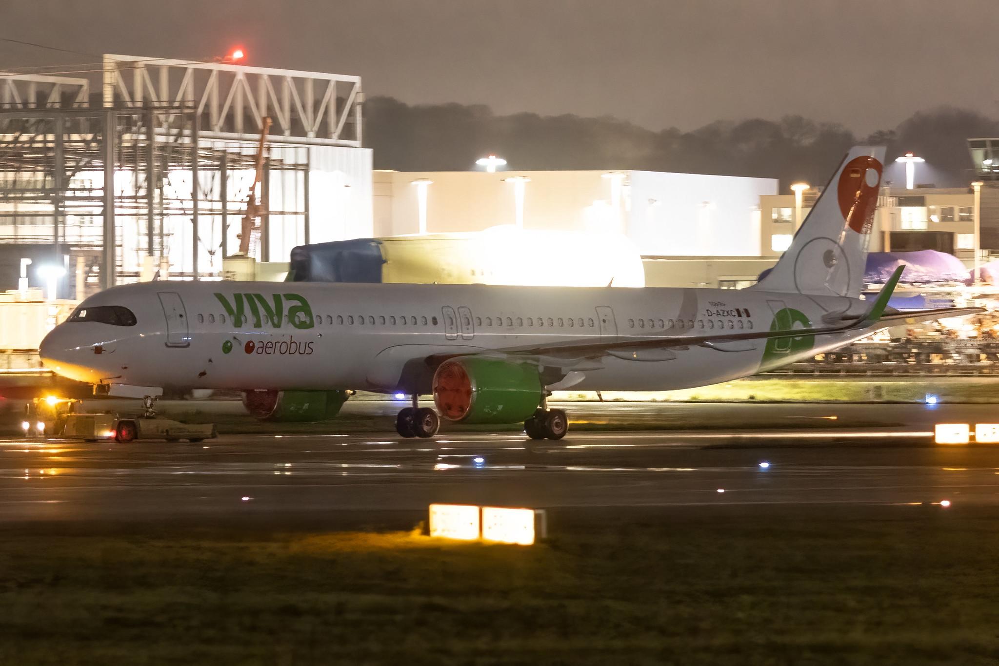 Hamburg Finkenwerder: Viva Aerobus (VB / VIV) | Airbus A321-271NX A21N | D-AZXC | MSN 10694
