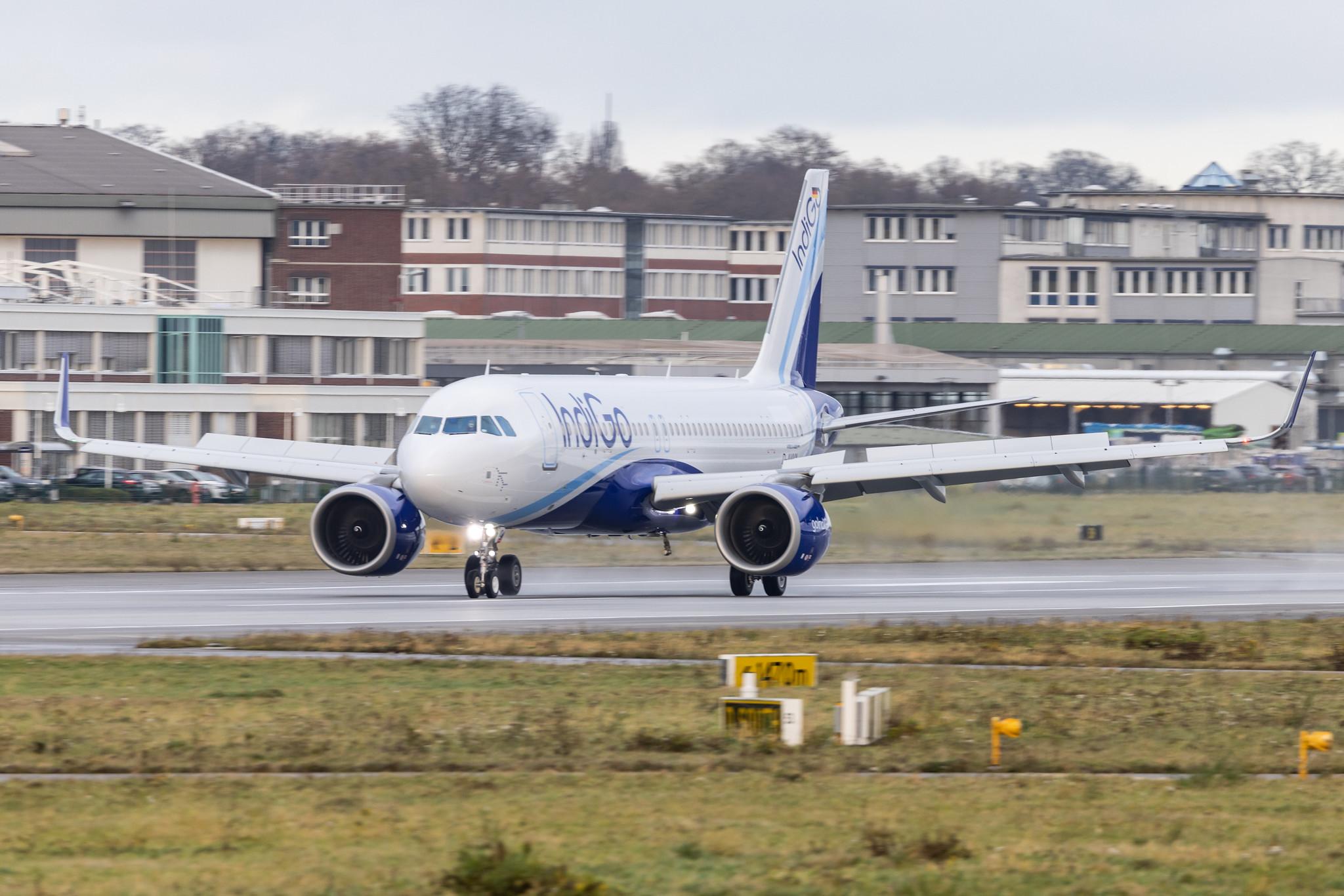 Hamburg Finkenwerder: IndiGo (6E / IGO) |  Airbus A320-251N A20N | D-AVVX (VT-IIO) | MSN 10668