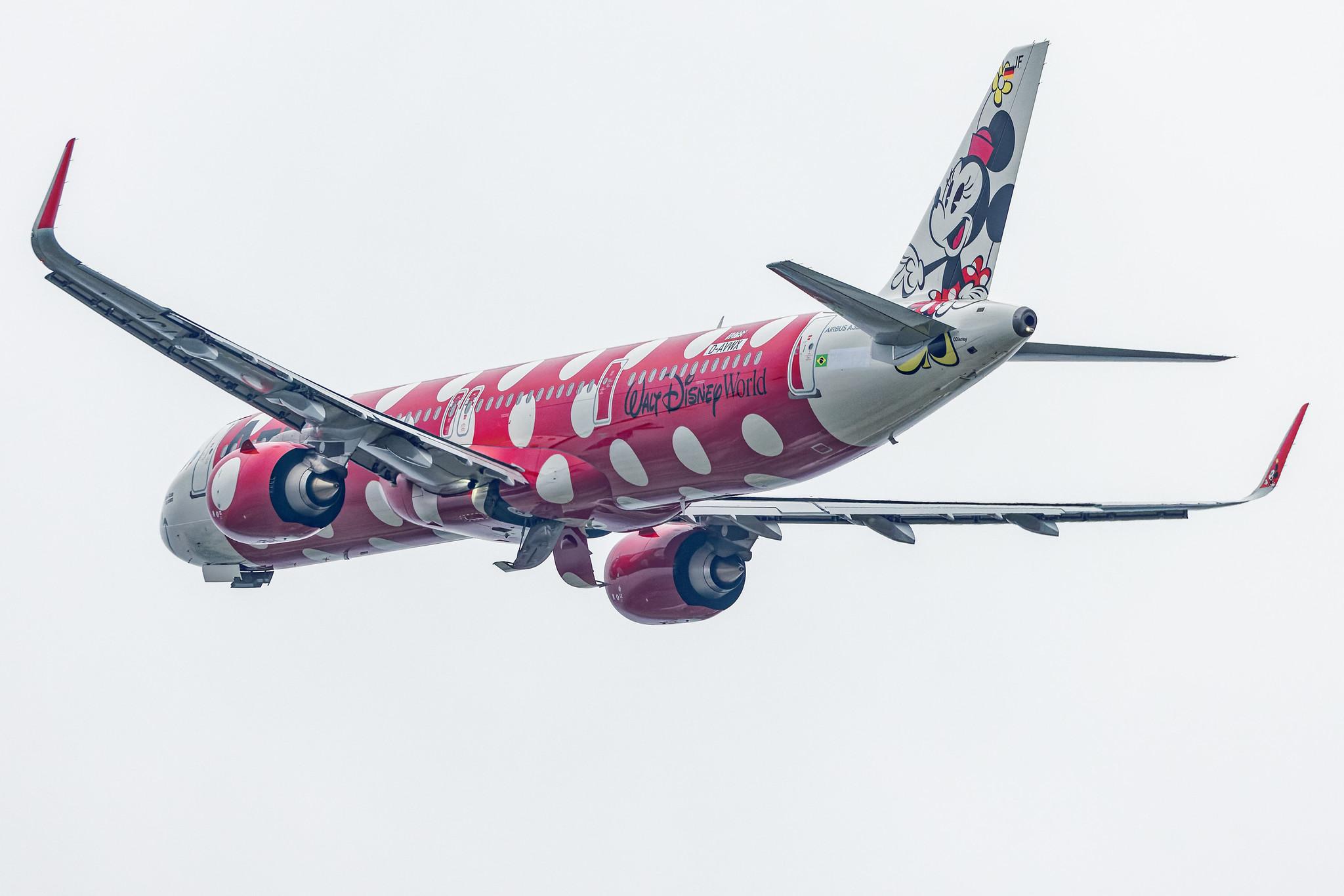 Hamburg Finkenwerder: Azul Linhas Aéreas Brasileiras  (AD / AZU) | Livery: Minnie Mouse - Walt Disney World | Airbus A321-251NX A21N | D-AVWX (PR-YJF) | MSN 10793