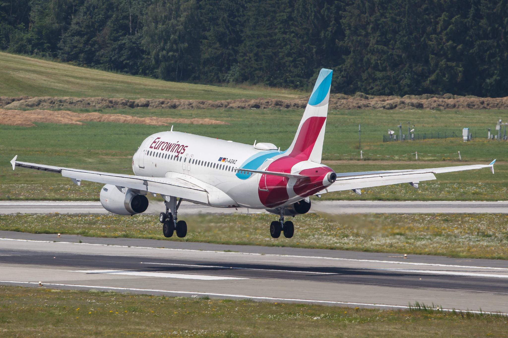 Hamburg Airport: Eurowings (EW / EWG) |  Airbus A319-132 A319 | D-AGWZ | MSN 5978