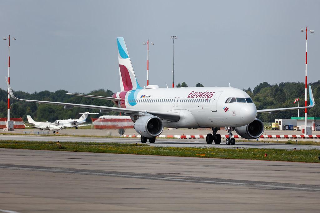 Hamburg Airport: Eurowings (EW / EWG) |  Airbus A320-214 A320 | D-AEWI | MSN 7210