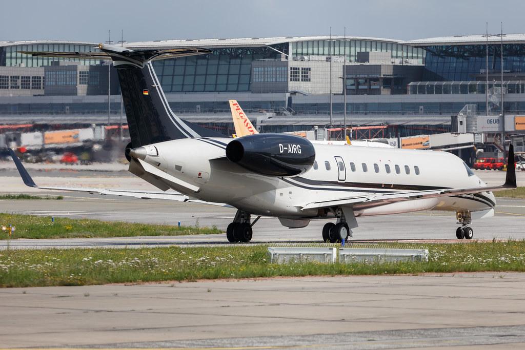 Hamburg Airport: Air Hamburg (/ AHO) |  Embraer Legacy 650E E35L | D-AIRG | MSN 14501234
