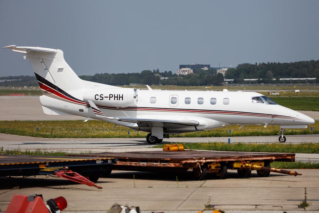 Hamburg Airport: NetJets Europe (/ NJE) |  Embraer Phenom 300 E55P | CS-PHH | MSN 50500270