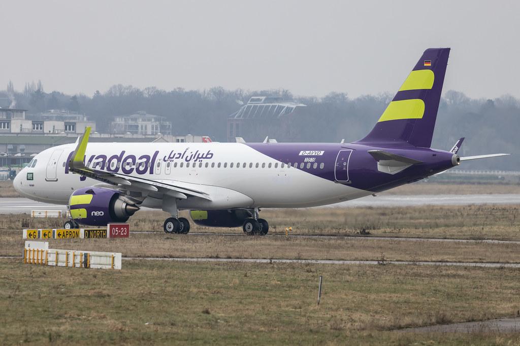 Hamburg Finkenwerder: flyadeal (F3 / FAB) | Airbus A320-251N A20N | D-AVVD (HZ-FAP) | MSN 10518