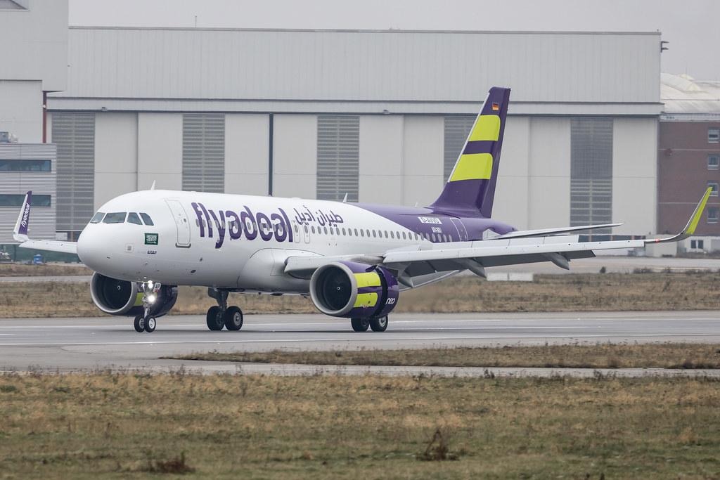 Hamburg Finkenwerder: flyadeal (F3 / FAB) | Airbus A320-251N A20N | D-AVVD (HZ-FAP) | MSN 10518