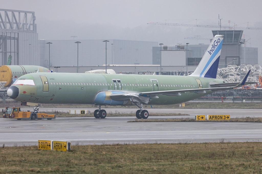 Hamburg Finkenwerder: IndiGo (6E / IGO) | Airbus A321-251NX A21N | D-A??? | MSN 10733