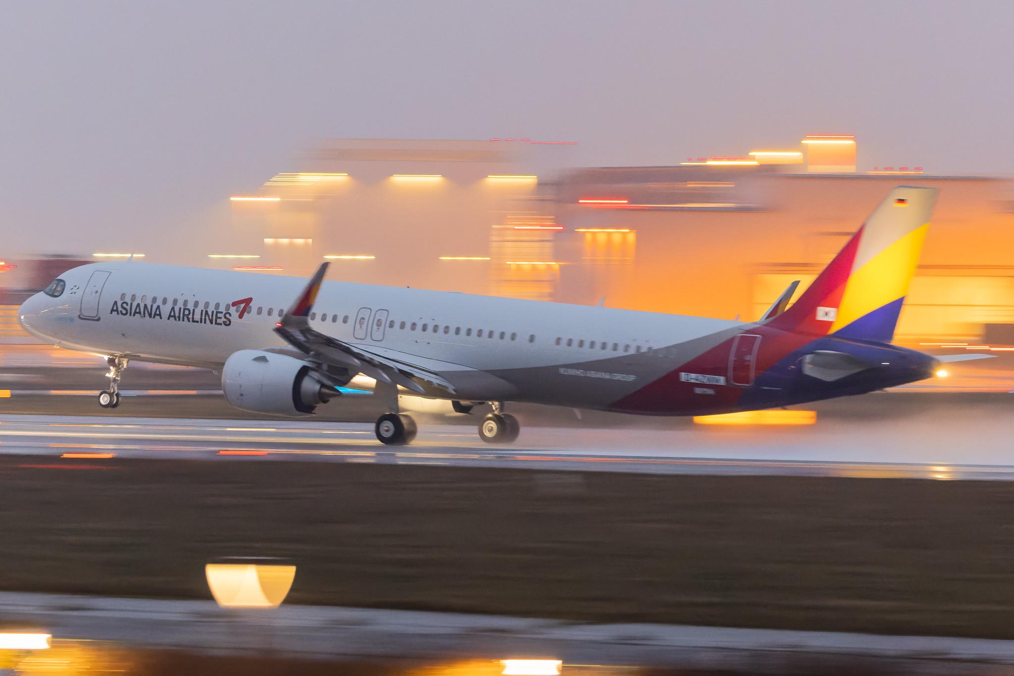 Hamburg Finkenwerder: Asiana Airlines (OZ / AAR) | Airbus A321-251NX A21N | D-AZWM (HL8399) | MSN 10633