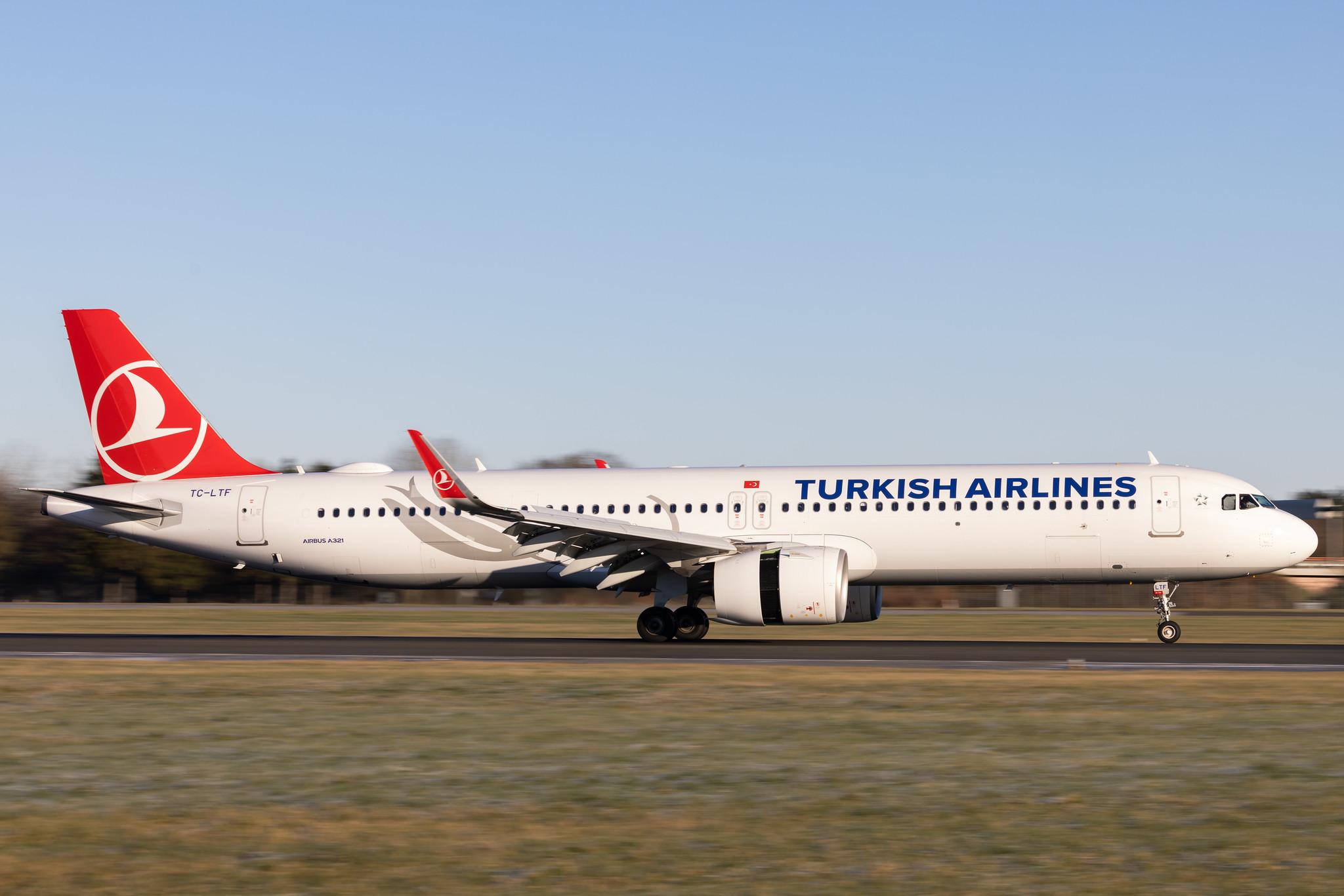 Hamburg Airport: Turkish Airlines (TK / THY) |  Airbus A321-271NX A21N | TC-LTF | MSN 10346