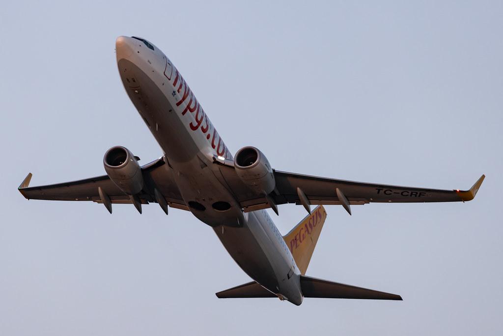 Hamburg Airport: Pegasus (PC / PGT) | Operator: Pegasus Airlines |  Boeing 737-82R B738 | TC-CRF | MSN 63704