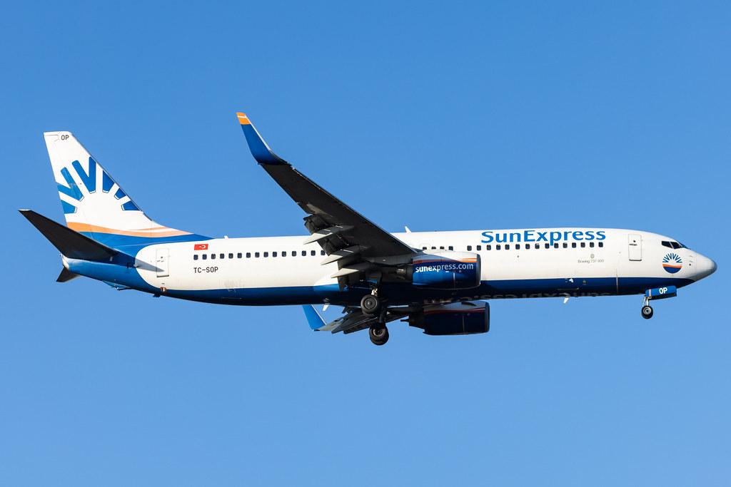 Hamburg Airport: SunExpress (XQ / SXS) |  Boeing 737-8AS B738 | TC-SOP | MSN 33562