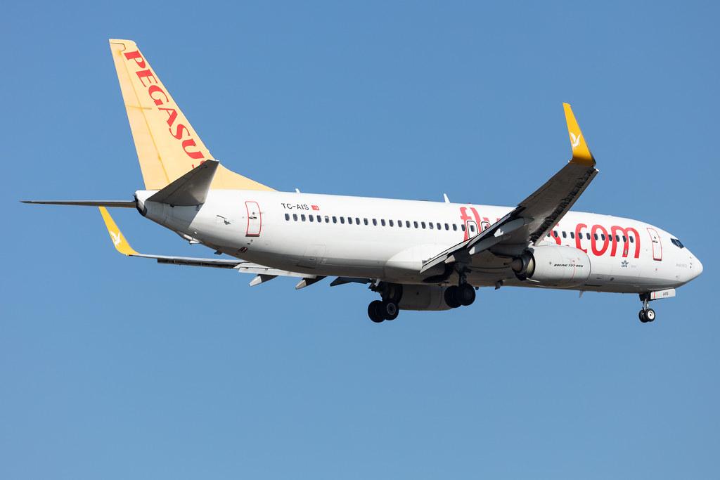 Frankfurt Airport: Pegasus (PC / PGT) | Operator: Pegasus Airlines |  Boeing 737-82R B738 | TC-AIS | MSN 38174