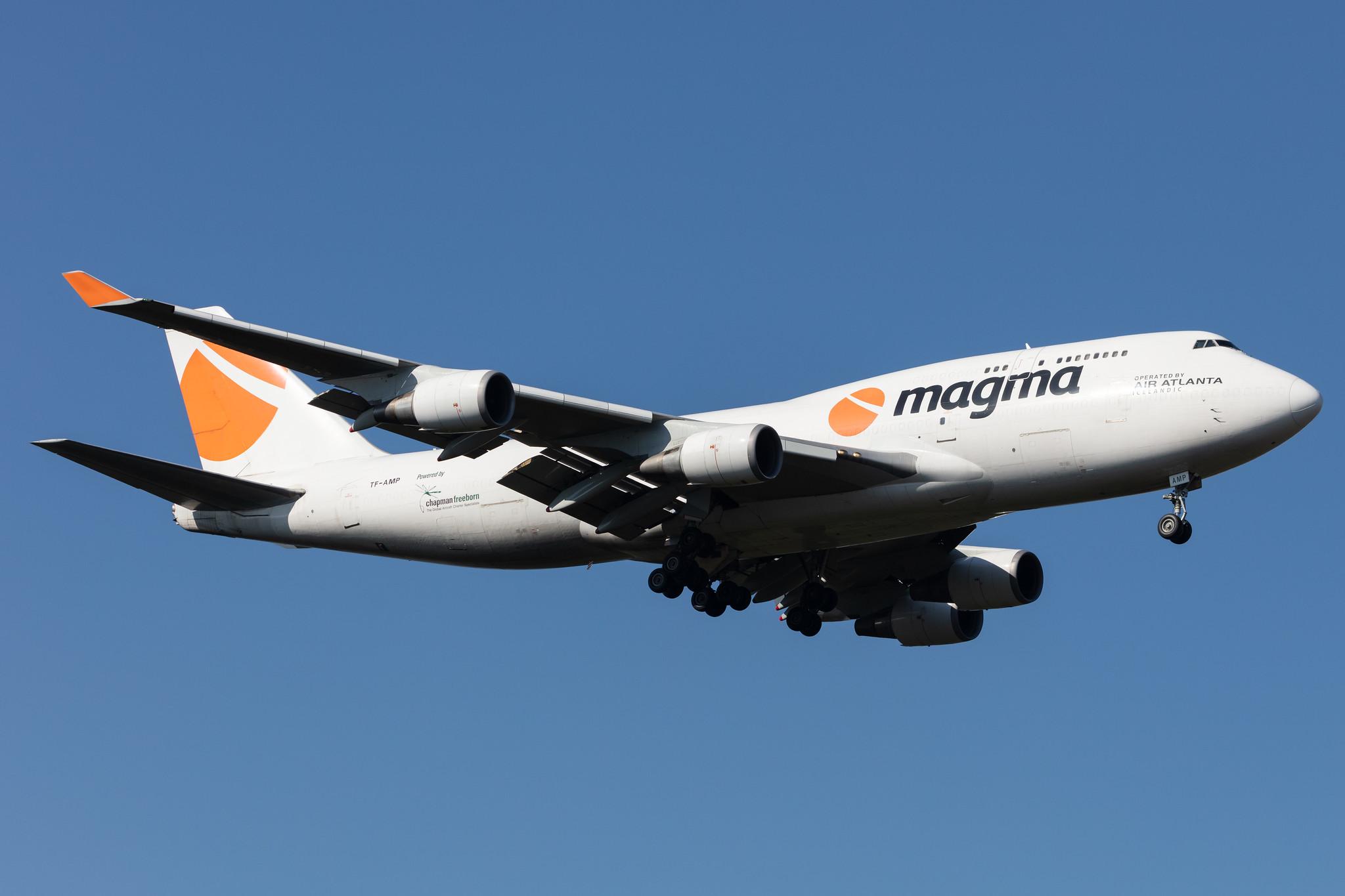 Frankfurt Airport: Magma Aviation (CC / ABD) | Operator: Air Atlanta Icelandic |  Boeing 747-481(BCF) B744 | TF-AMP | MSN 24801
