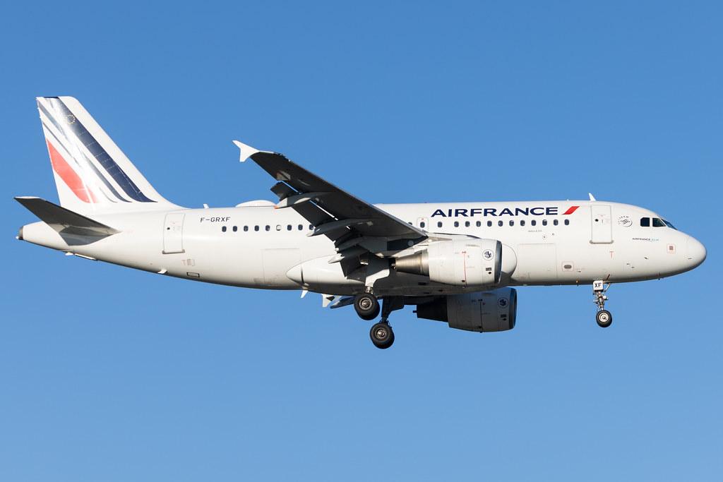 Hamburg Airport: Air France (AF / AFR) |  Airbus A319-111 A319 | F-GRXF | MSN 1938