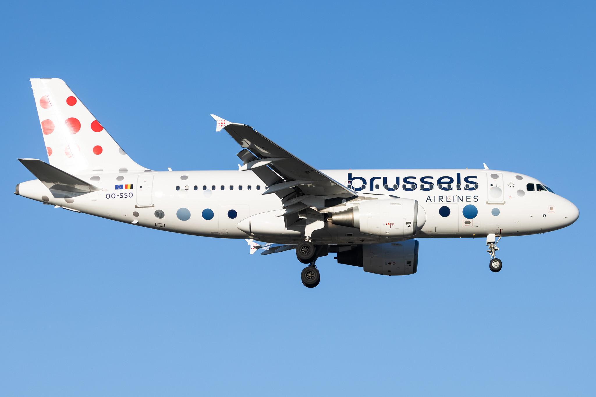 Hamburg Airport: Brussels Airlines (SN / BEL) |  Airbus A319-111 A319 | OO-SSO | MSN 2287