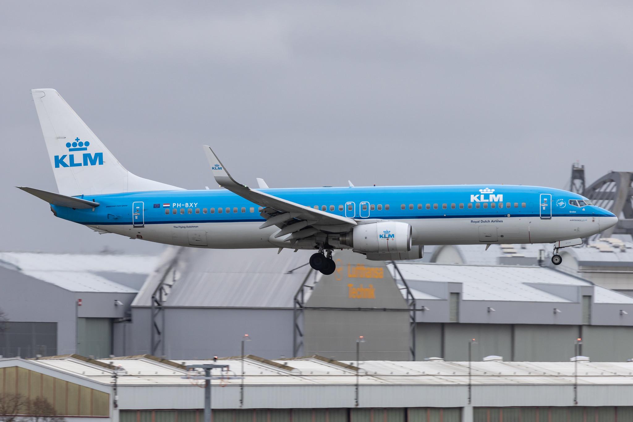 Hamburg Airport: KLM (KL / KLM) |  Boeing 737-8K2 B738 | PH-BXY | MSN 30372