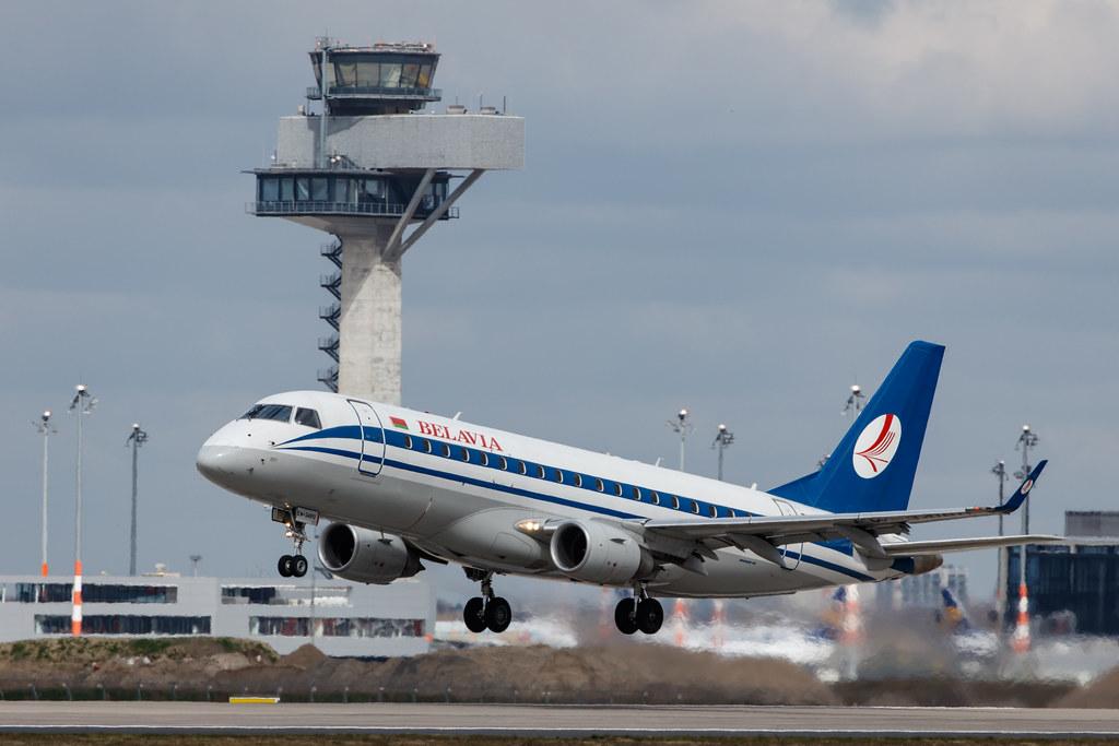 Flughafen Berlin Brandenburg: Belavia (B2 / BRU) |  Embraer E175LR E75S | EW-341PO | MSN 17000352