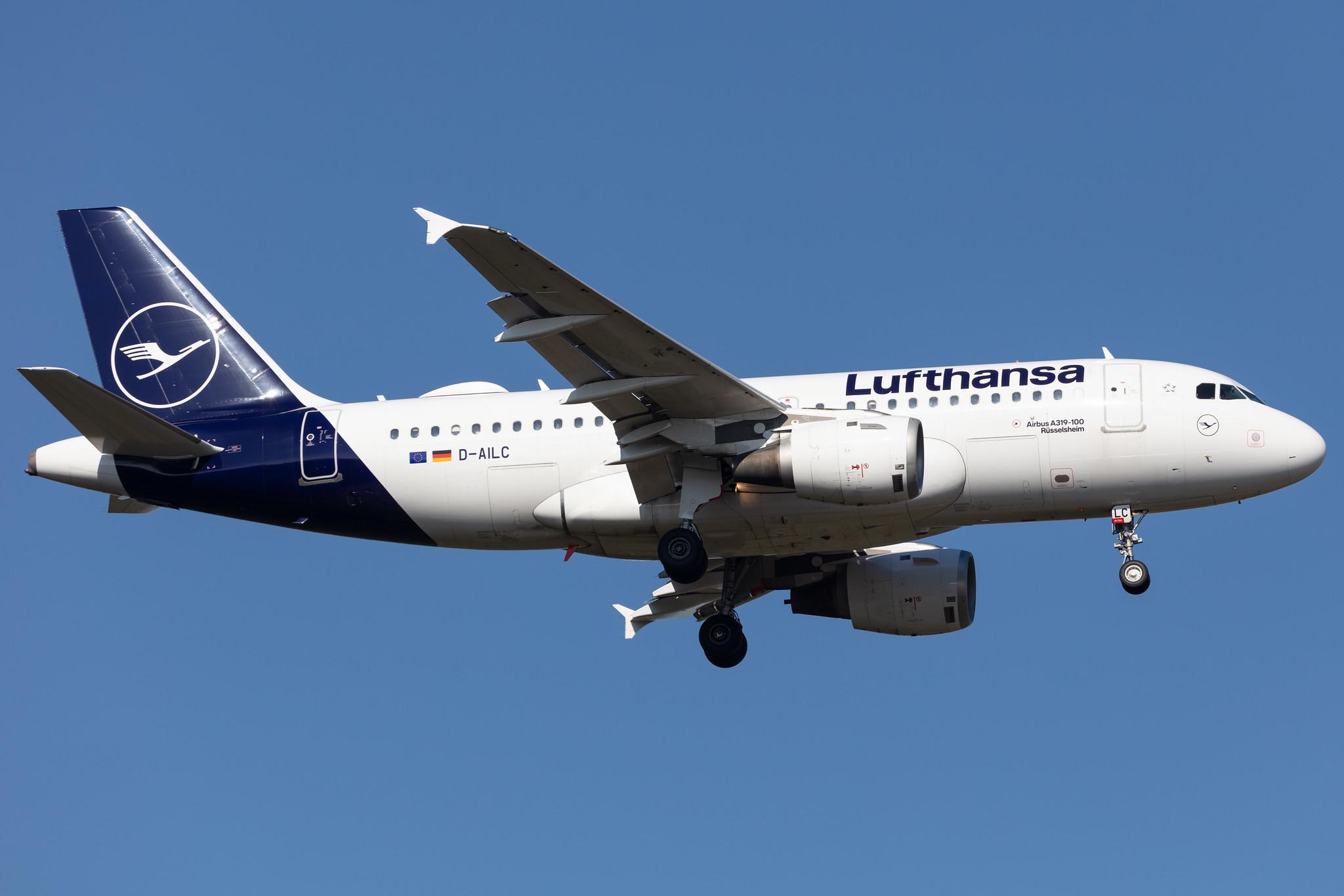 Frankfurt Airport: Lufthansa (LH / DLH) |  Airbus A319-114 A319 | D-AILC | MSN 0616