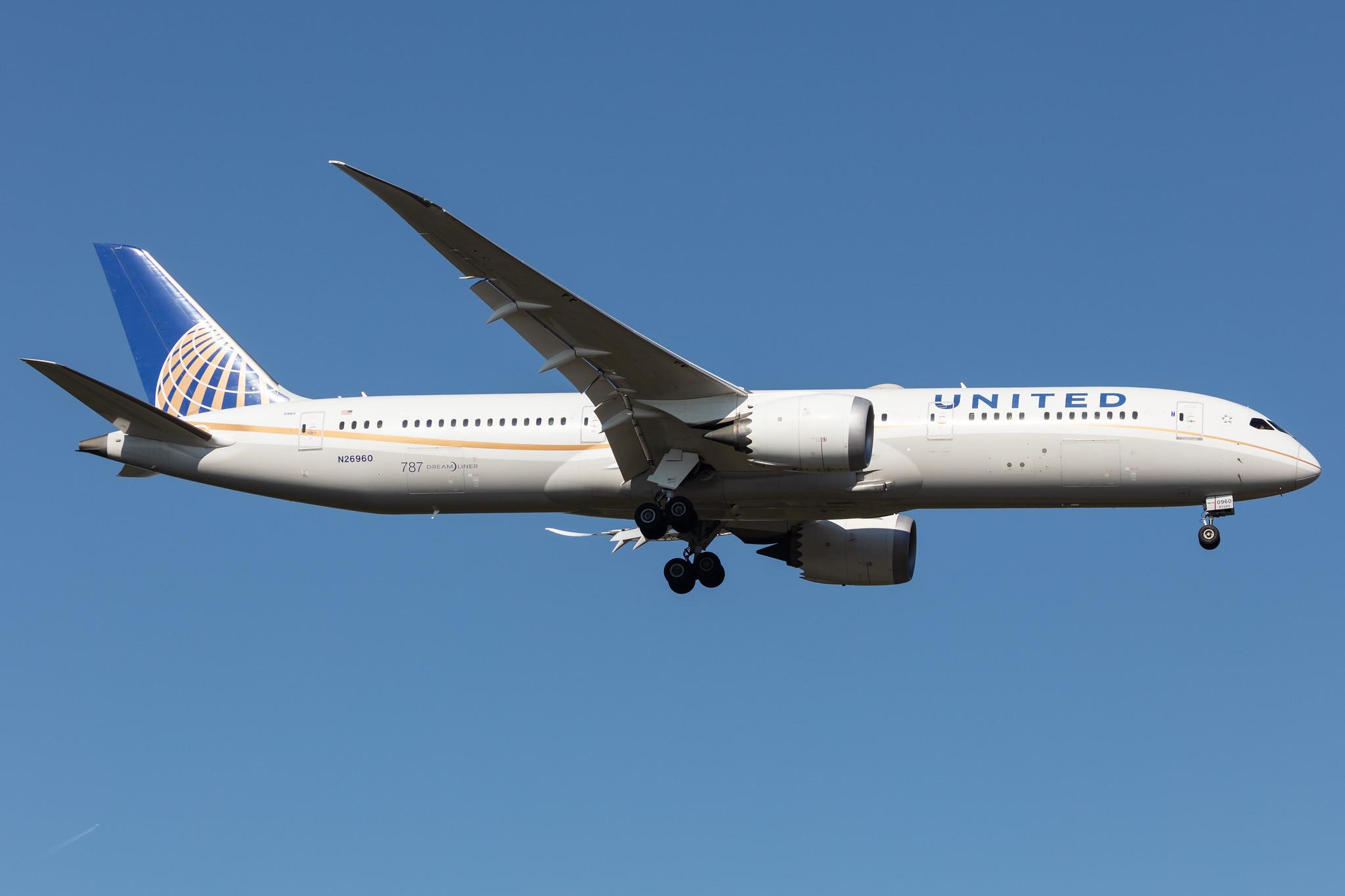 Frankfurt Airport: United Airlines (UA / UAL) |  Boeing 787-9 Dreamliner B789 | N26960 | MSN 36408