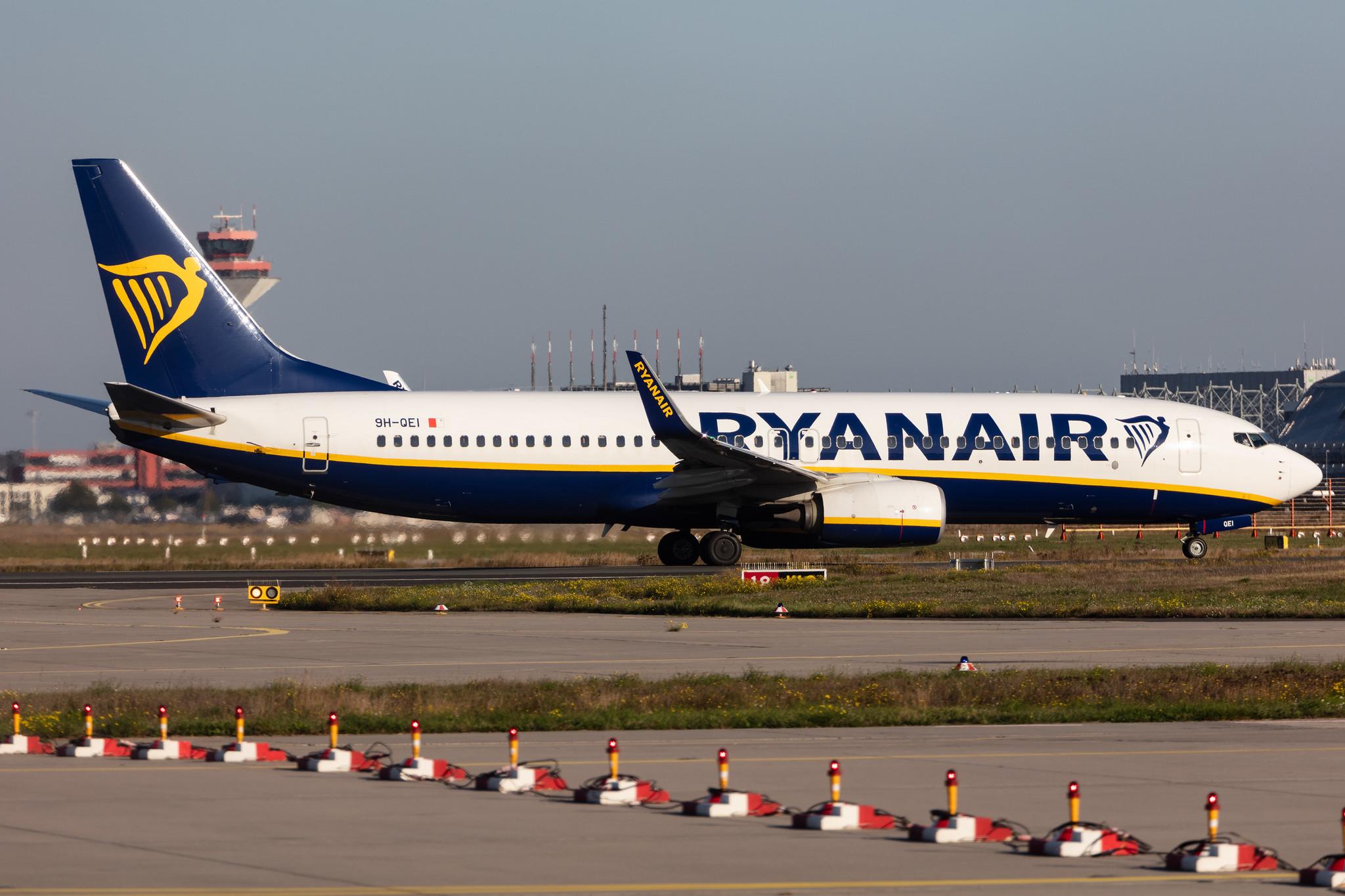 Frankfurt Airport: Ryanair (FR / RYR) | Operator: Malta Air |  Boeing 737-8AS B738 | 9H-QEI | MSN 44828