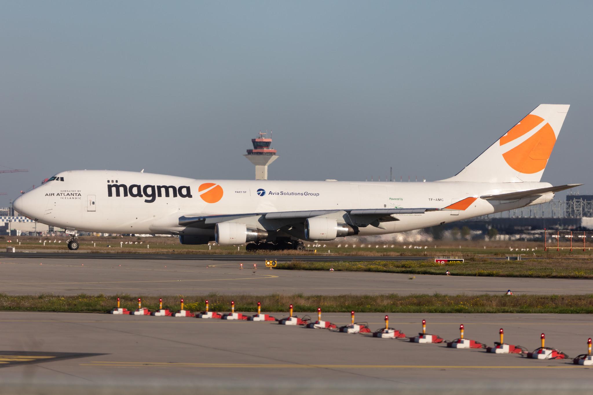 Frankfurt Airport: Magma Aviation (CC / ABD) | Operator: Air Atlanta Icelandic |  Boeing 747-412F B744 | TF-AMC | MSN 26563