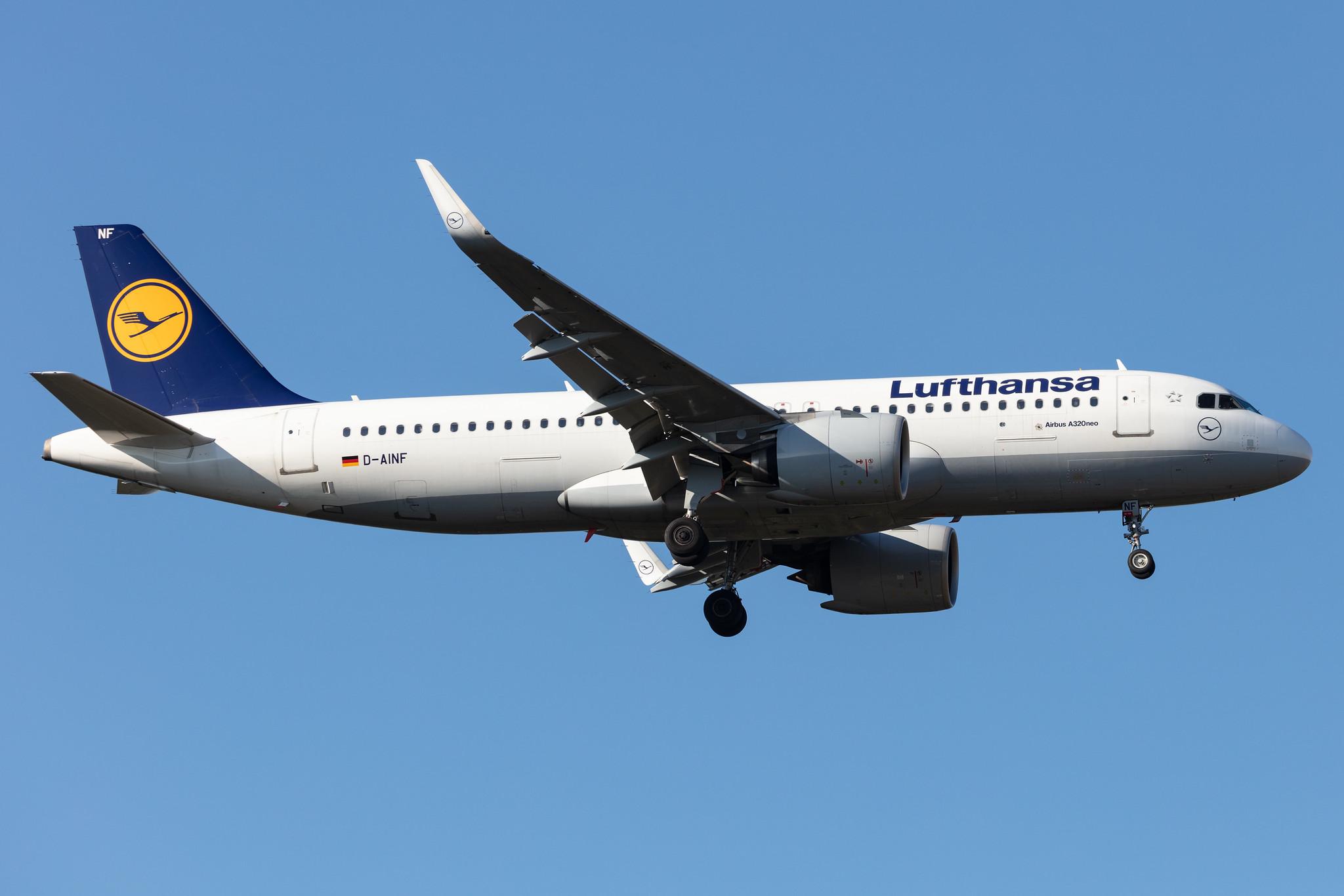 Frankfurt Airport: Lufthansa (LH / DLH) |  Airbus A320-271N A20N | D-AINF | MSN 7577