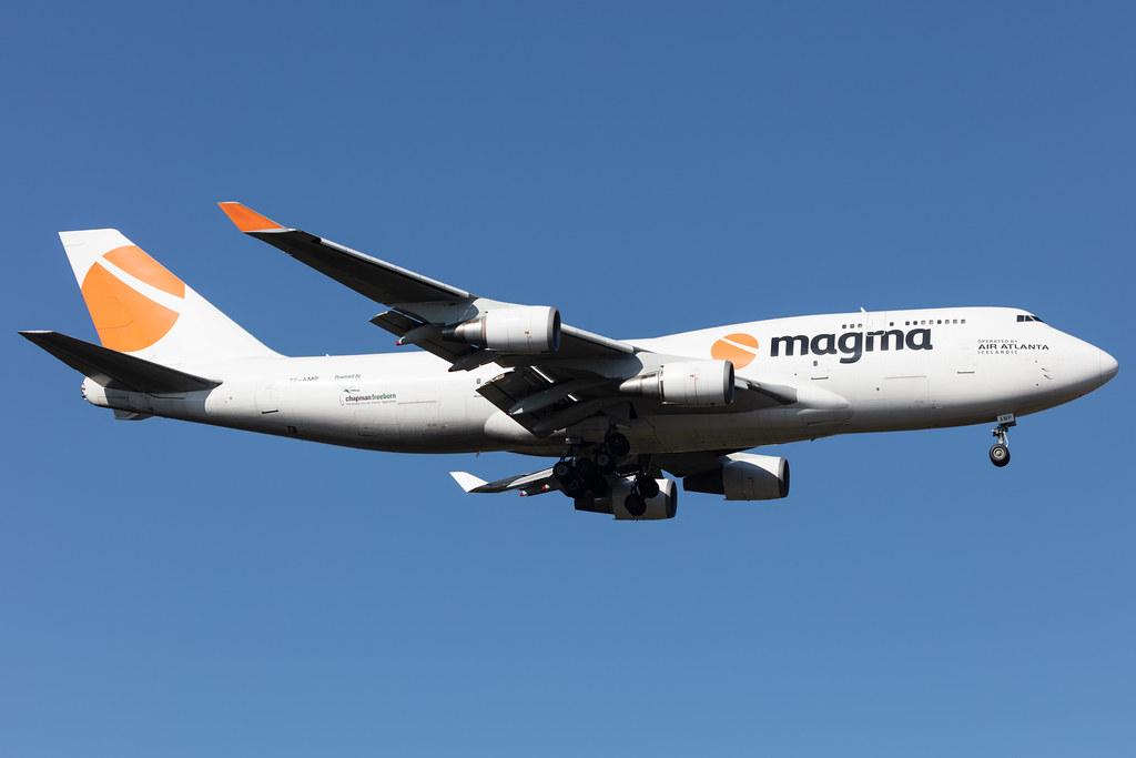 Frankfurt Airport: Magma Aviation (CC / ABD) | Operator: Air Atlanta Icelandic |  Boeing 747-481(BCF) B744 | TF-AMP | MSN 24801