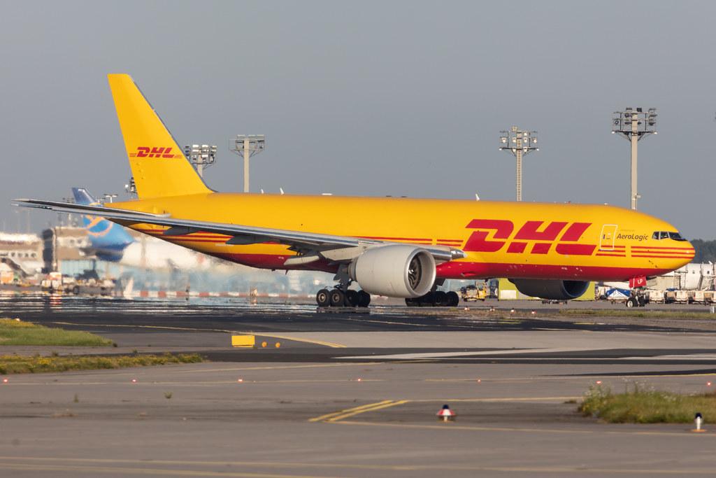 Frankfurt Airport: DHL (D0 / DHK) | Operator: AeroLogic |  Boeing 777-F B77L | D-AALP | MSN 66086