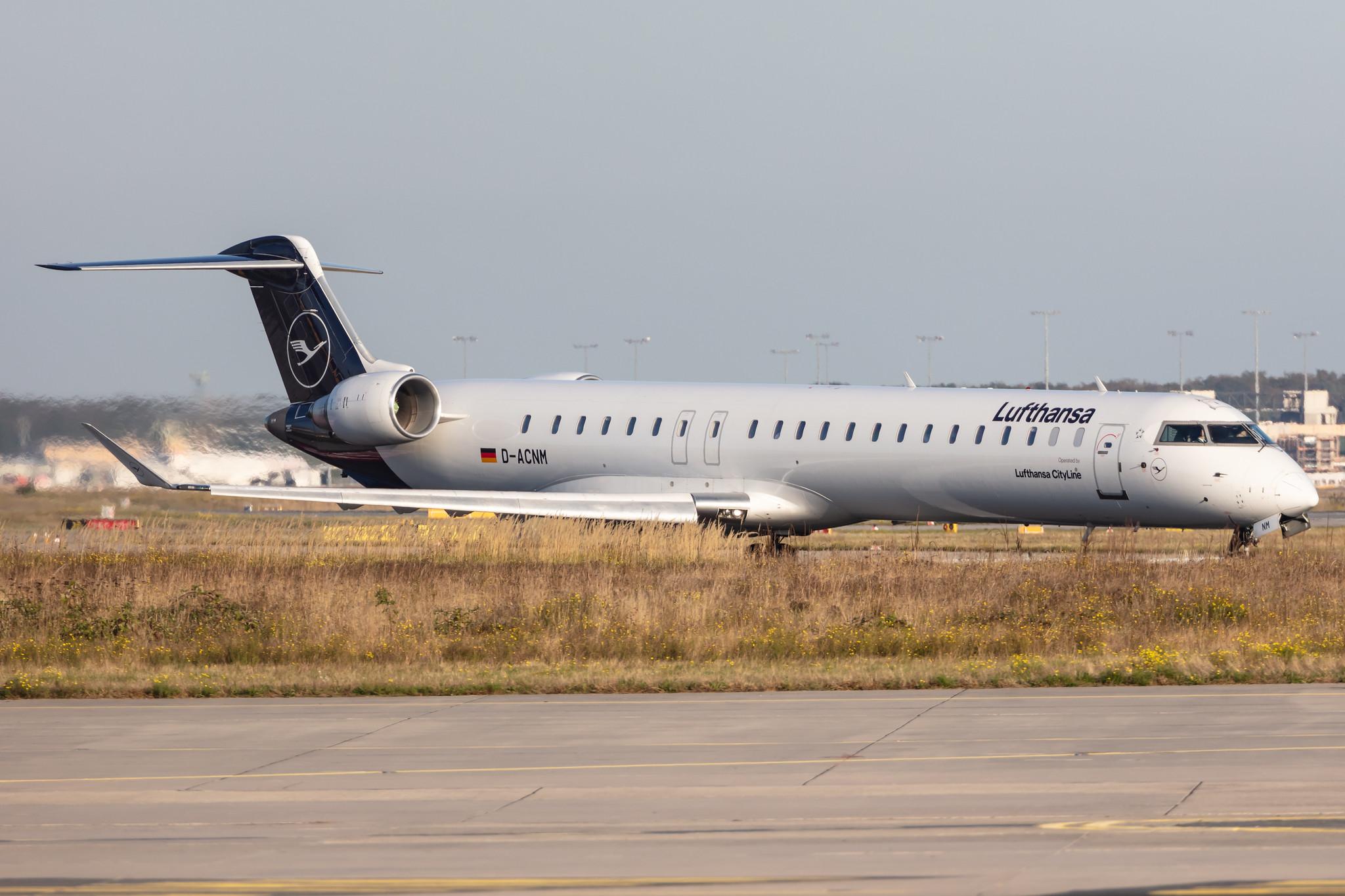 Frankfurt Airport: Lufthansa (LH / DLH) | Operator: Lufthansa CityLine |  Mitsubishi CRJ-900LR CRJ9 | D-ACNM | MSN 15253