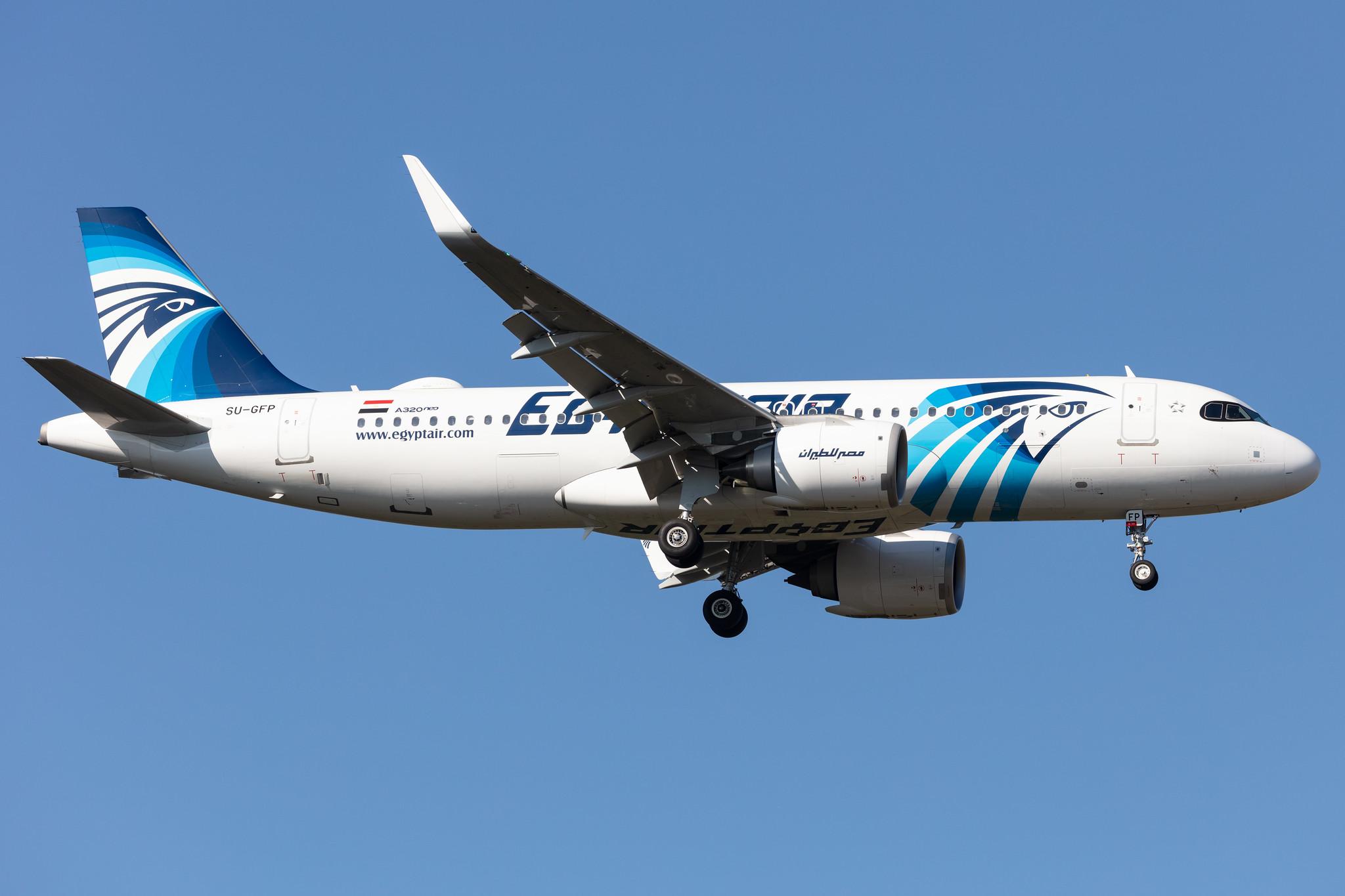 Frankfurt Airport: EgyptAir (MS / MSR) |  Airbus A320-251N A20N | SU-GFP | MSN 10064