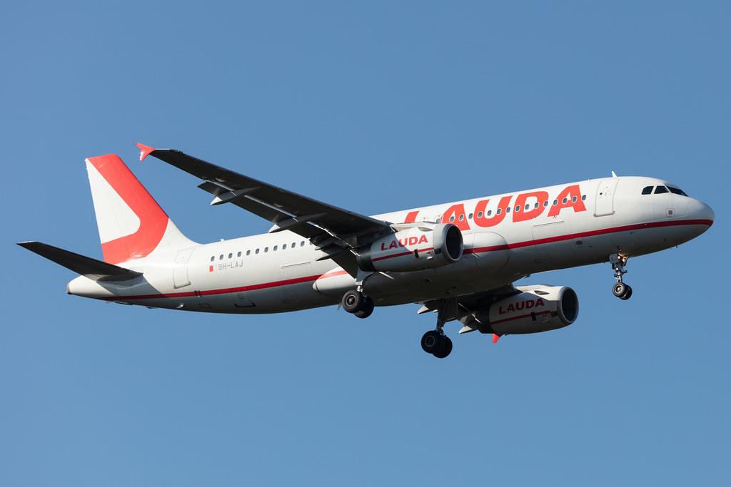 Frankfurt Airport: Lauda Europe (LW / LDA) |  Airbus A320-232 A320 | 9H-LAJ | MSN 02288