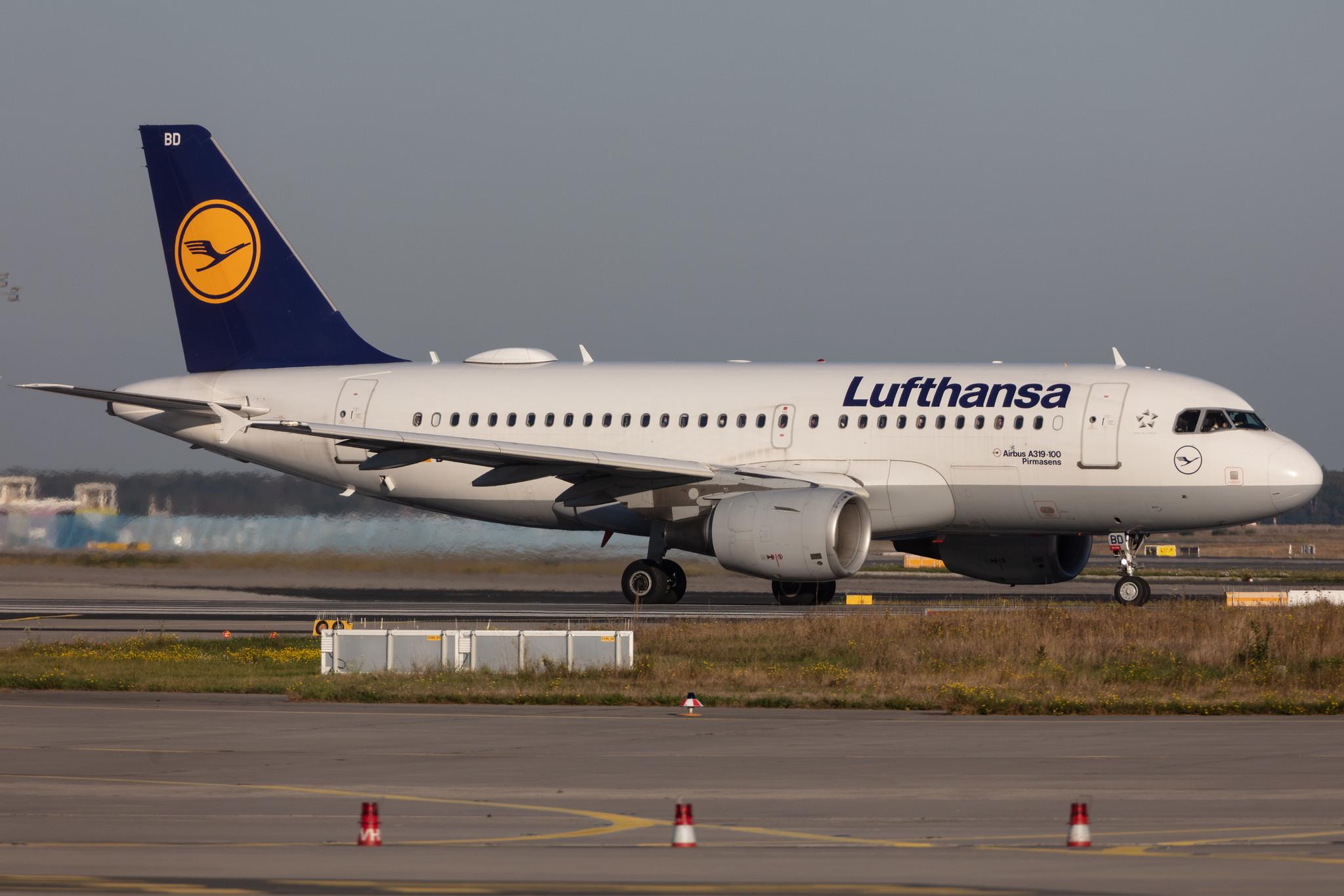 Frankfurt Airport: Lufthansa (LH / DLH) |  Airbus A319-112 A319 | D-AIBD | MSN 4455
