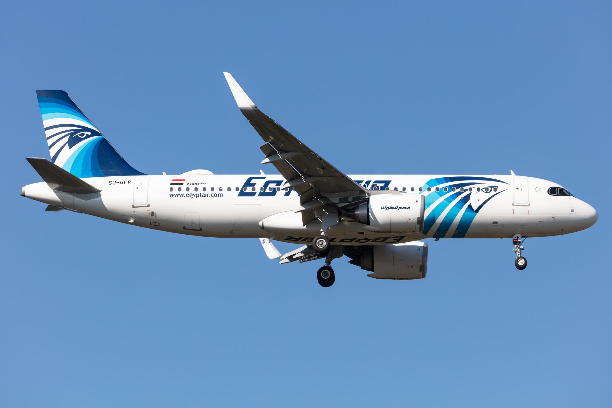 Frankfurt Airport: EgyptAir (MS / MSR) |  Airbus A320-251N A20N | SU-GFP | MSN 10064