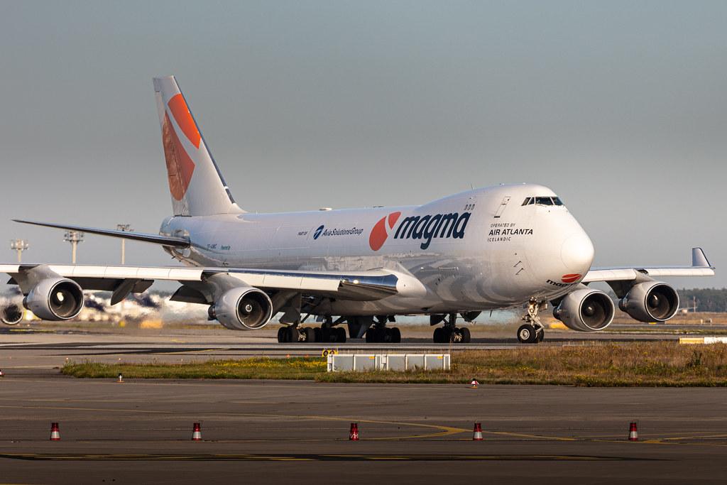 Frankfurt Airport: Magma Aviation (CC / ABD) | Operator: Air Atlanta Icelandic |  Boeing 747-412F B744 | TF-AMC | MSN 26563