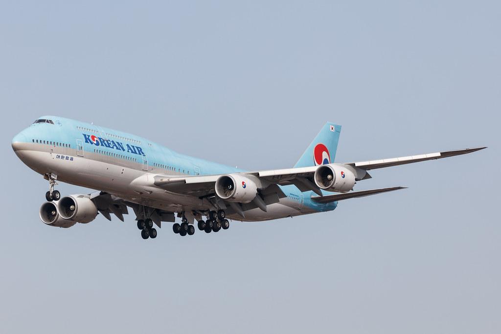 Hamburg Airport: Korean Air (KE / KAL) |  Boeing 747-8B5 B748 | HL7643 | MSN 60410