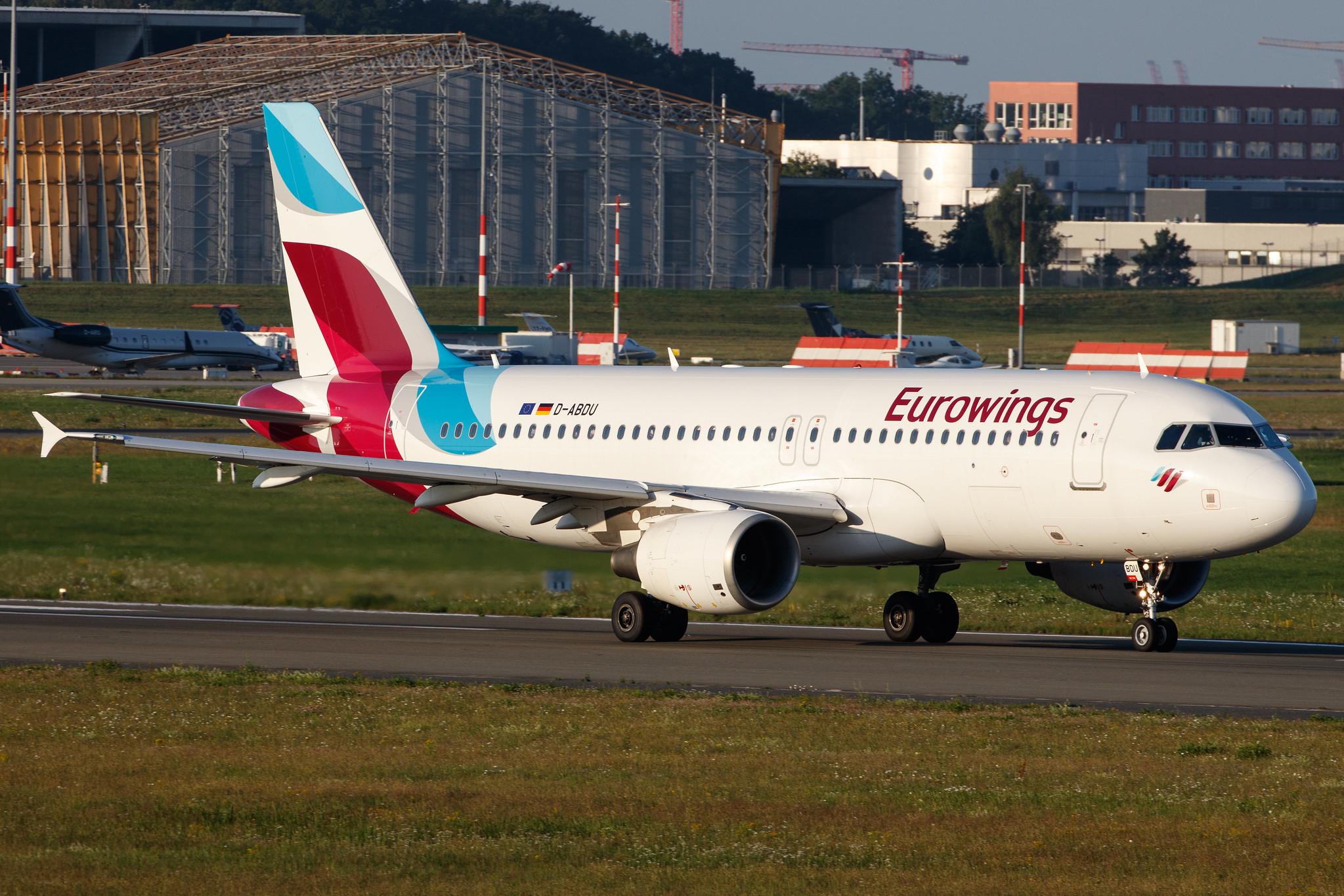Hamburg Airport: Eurowings (EW / EWG) |  Airbus A320-214 A320 | D-ABDU | MSN 3516