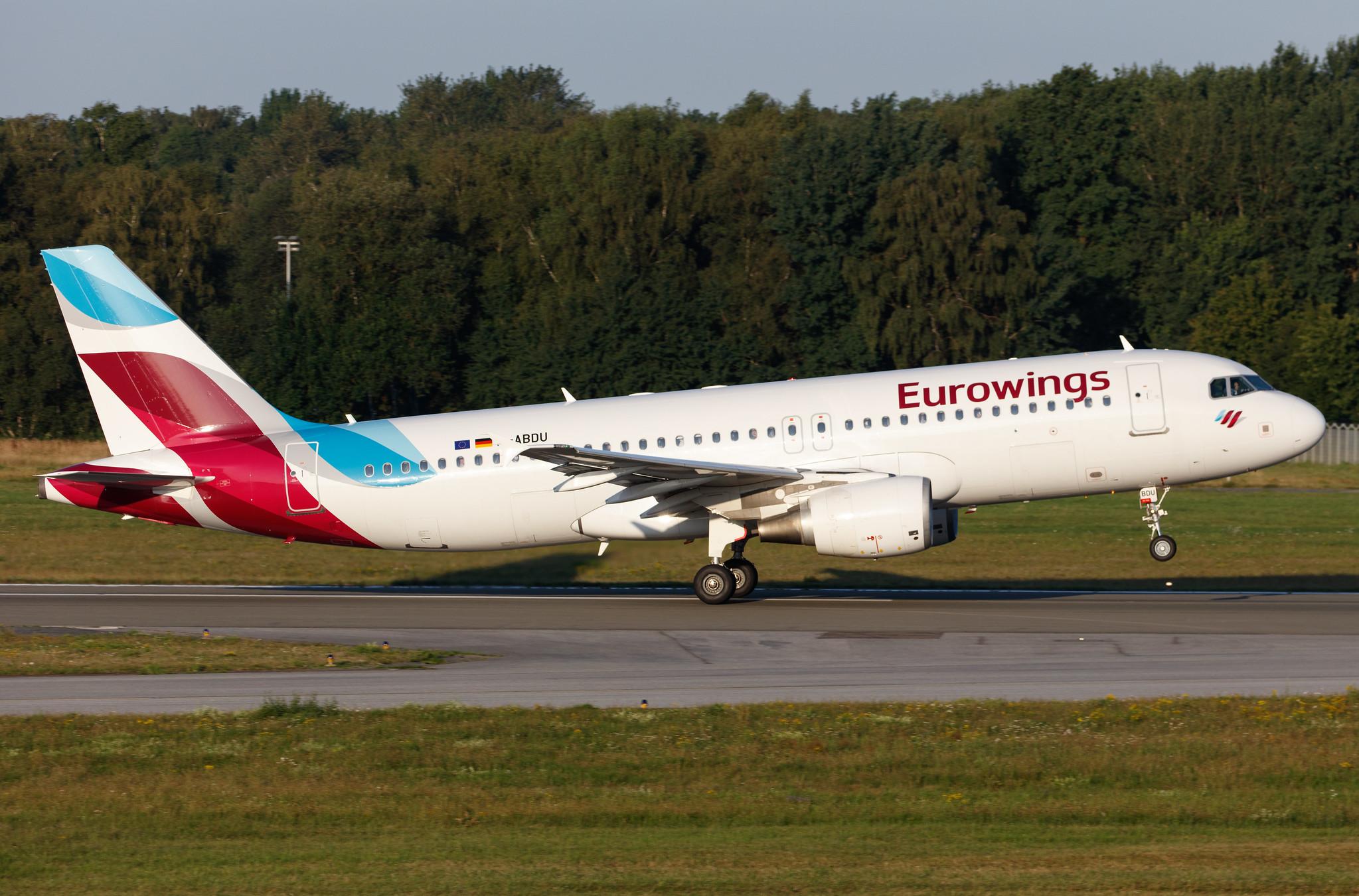 Hamburg Airport: Eurowings (EW / EWG) |  Airbus A320-214 A320 | D-ABDU | MSN 3516