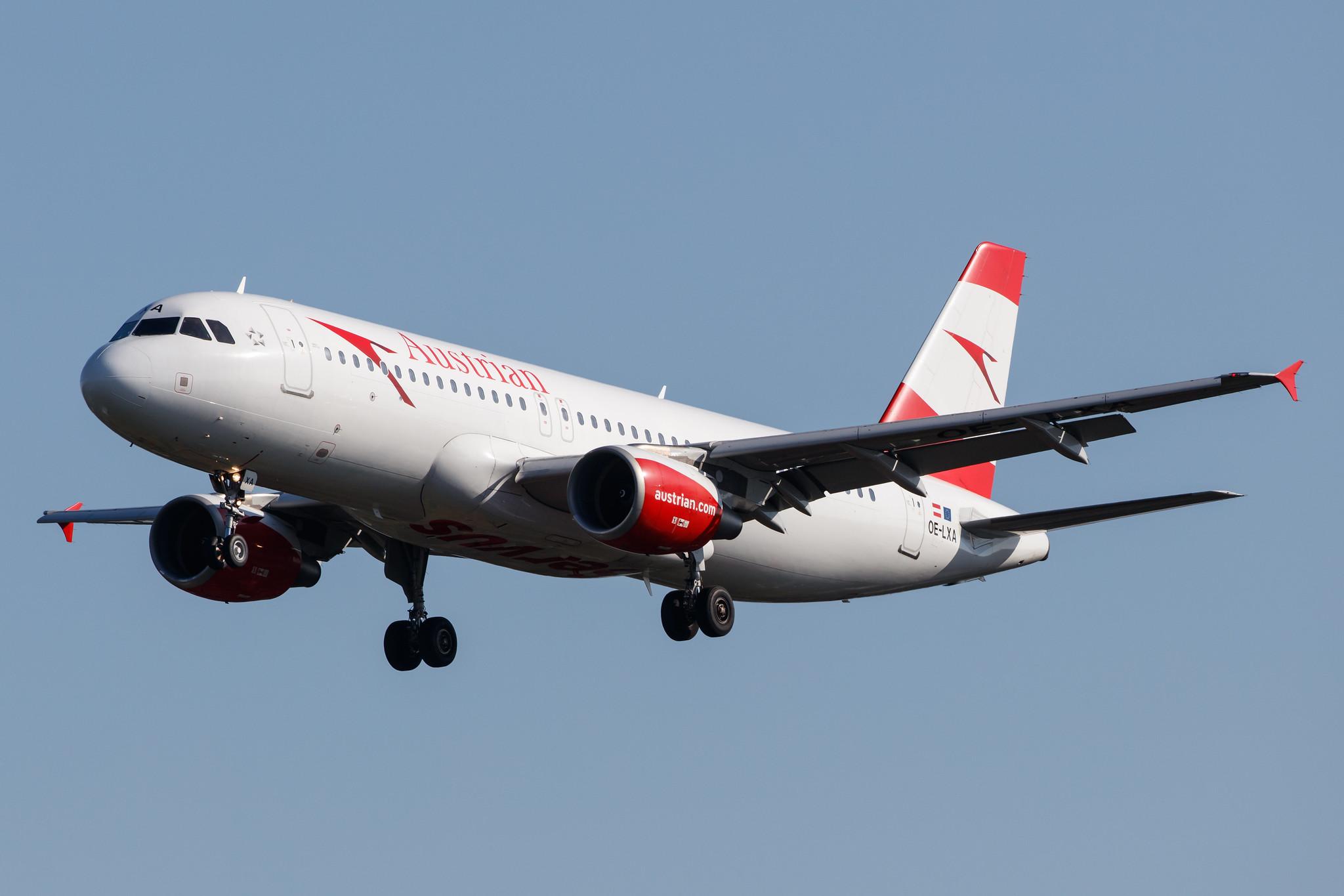 Hamburg Airport: Austrian Airlines (OS / AUA) |  Airbus A320-216 A320 | OE-LXA | MSN 3295