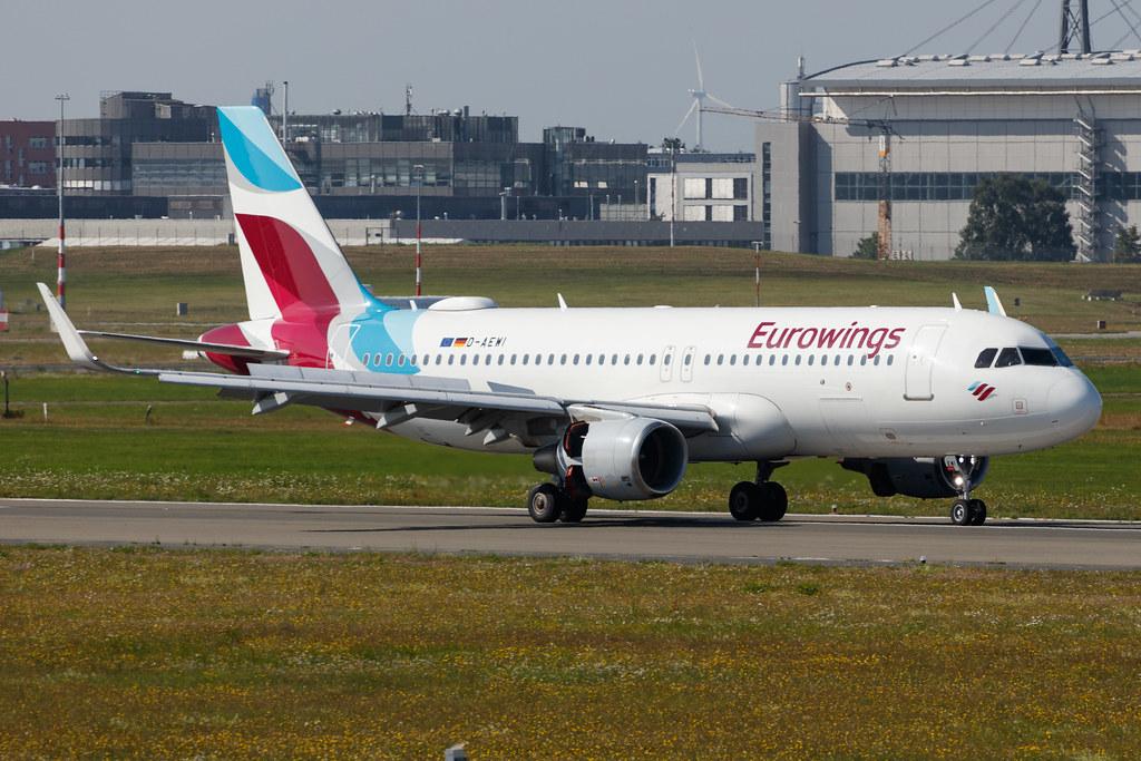 Hamburg Airport: Eurowings (EW / EWG) |  Airbus A320-214 A320 | D-AEWI | MSN 7210
