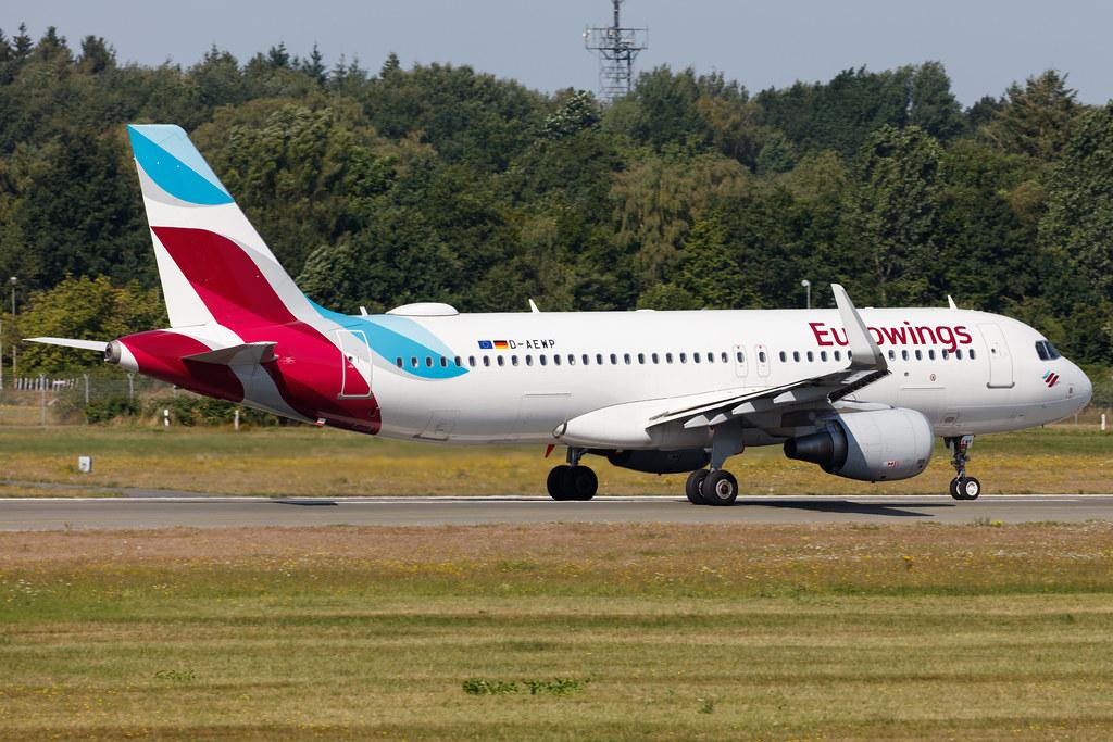 Hamburg Airport: Eurowings (EW / EWG) |  Airbus A320-214 A320 | D-AEWP | MSN 7377