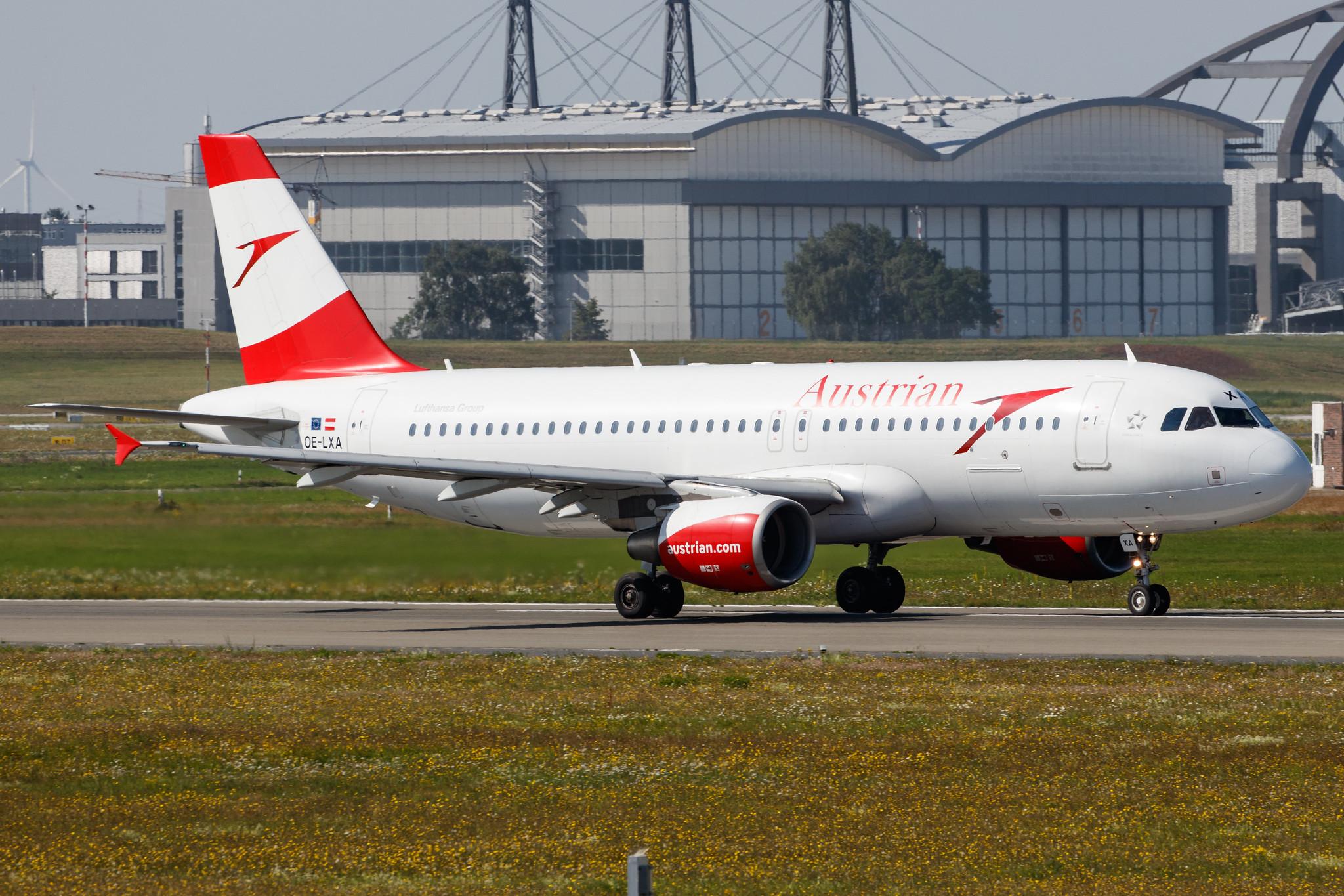 Hamburg Airport: Austrian Airlines (OS / AUA) |  Airbus A320-216 A320 | OE-LXA | MSN 3295